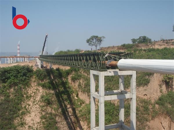 陜西省鳳翔縣榮凱200型67.056米（單跨）雙排單層加強型（國內(nèi) 大跨度貝雷鋼橋）